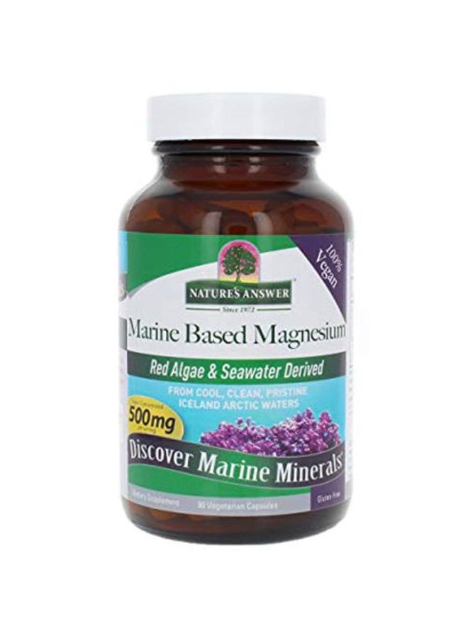 NATURE'S ANSWER Marine Based Magnesium Dietary Supplement 500mg - 90 Capsules - Image 2