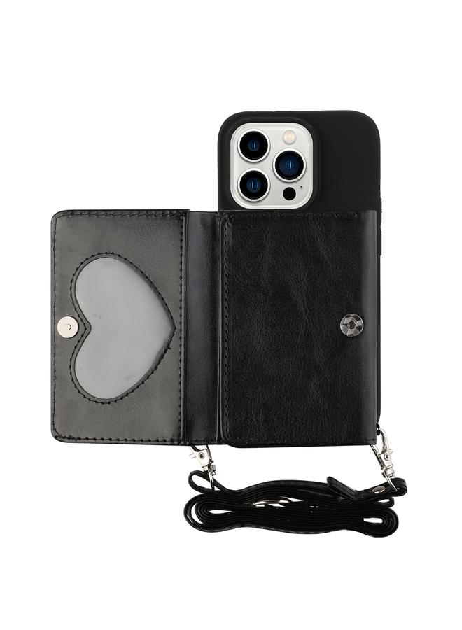 اس-توب حافظة لهاتف iPhone 14 Pro مع حزام كتف ومحفظة وحقيبة بطاقات وحافظة هاتف - Image 1