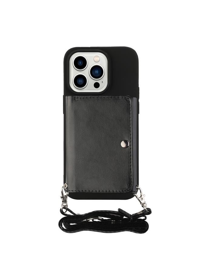 اس-توب حافظة لهاتف iPhone 14 Pro مع حزام كتف ومحفظة وحقيبة بطاقات وحافظة هاتف - Image 2