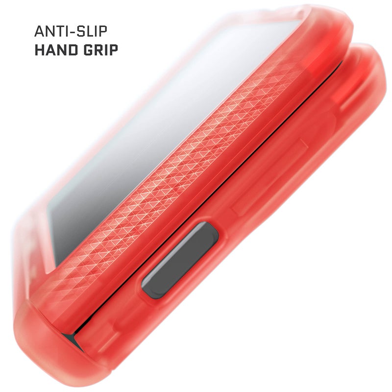 Ghostek COVERT Pink Galaxy Z Flip 4 Case for Women Girls Full Hinge Protection and Crystal Clear Back Durable Premium Protective Shockproof Phone Cover Designed for 2022 Samsung Flip4 5G (6.7") (Pink) - Image 5