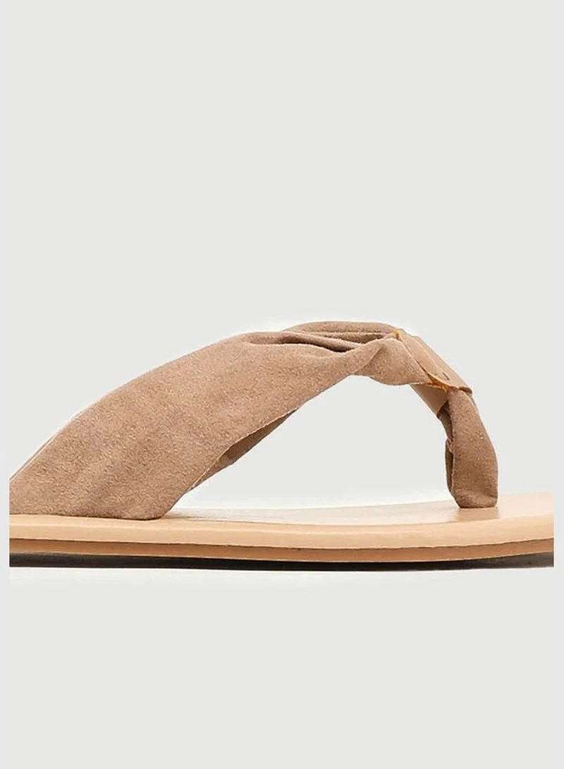 Ardene Suede Flat Sandals