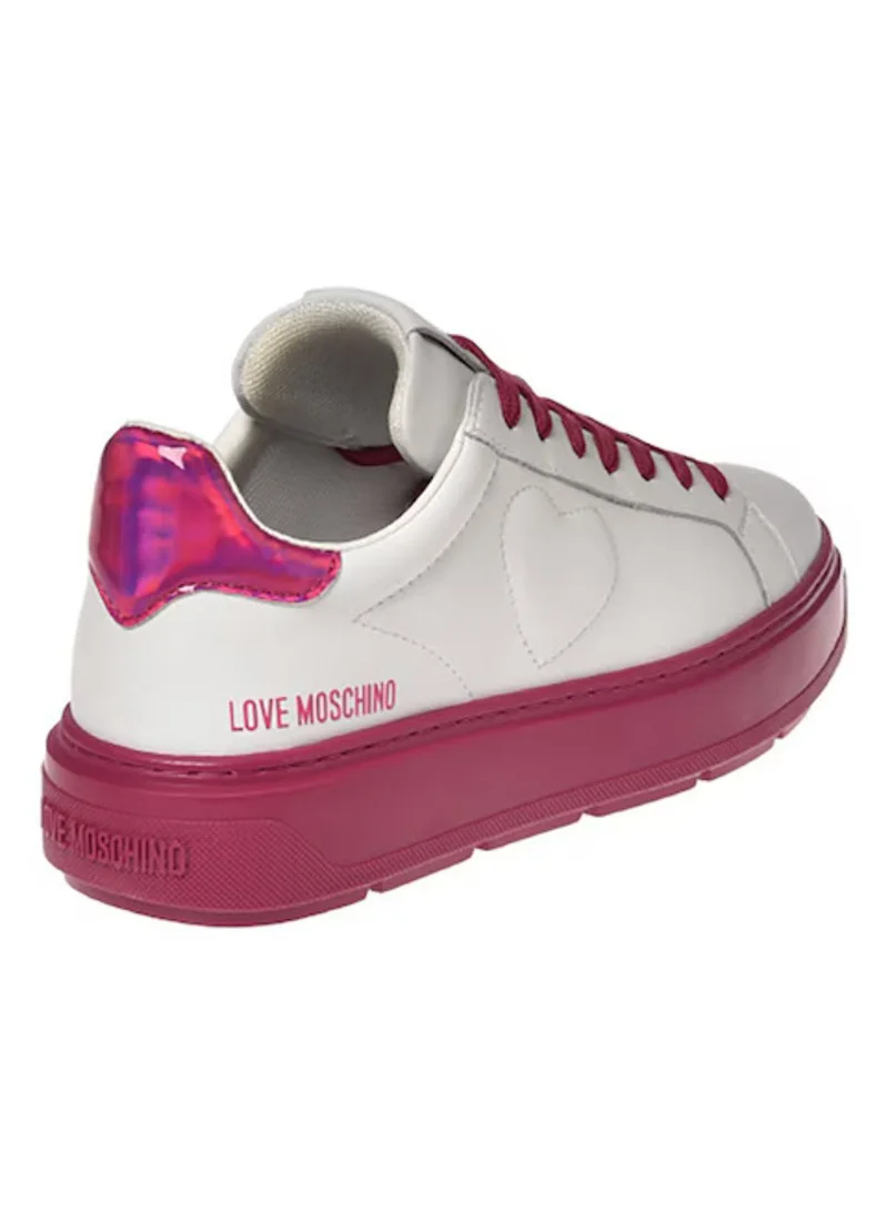 Love Moschino Lace Up Low Top Sneakers