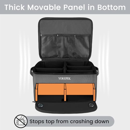 YOREPEK 2 Layer Golf Supplies Trunk Organizer, Sturdy Car Trunk Storage Storing All You Golfing Gear In One, Golfing Gear Locker for Car or Truck, Golf Accessories For Men, Gifts For Golfer, GERY - Image 4
