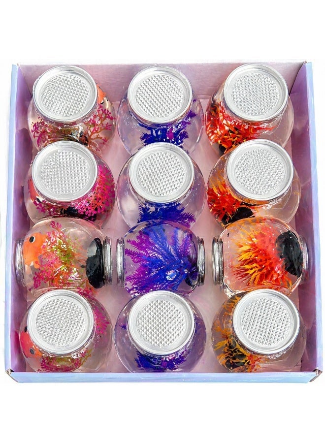 STORE 7 Clear Aquarium Slime for Kids – Fish Tank Slime with Fish and Aquatic Plant Decorations – A Fun and Flexible Sensory Toy to Relieve Stress and Develop Creativity – Clear Slime Box with an Attractive Aquarium Design (4 Pieces) - Image 5