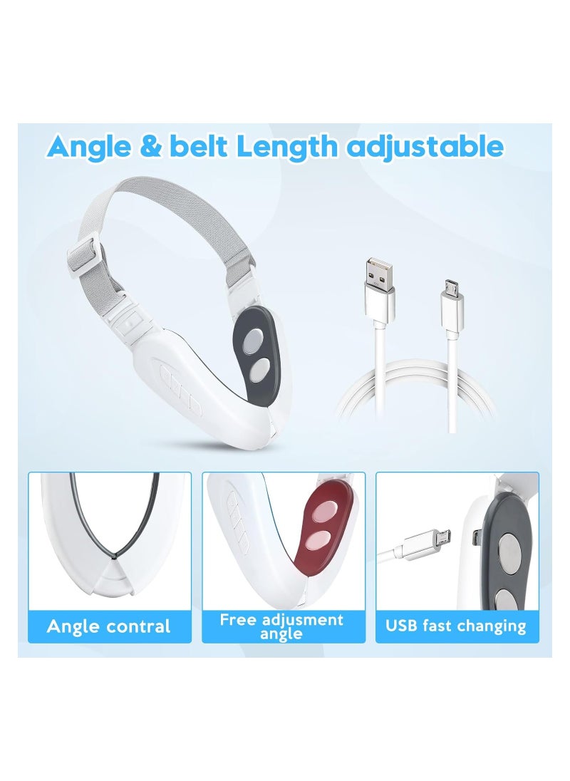 SYOSI - Facial Slimming V Facial Massager, Double Chin Machine, 6 Modes, 12 Intensity Levels, Face Lift Device, Intelligent Lifting Firming Saggy Skin Tightening Machine Women Skin Care, V-shaped Cheek Lift - Image 1