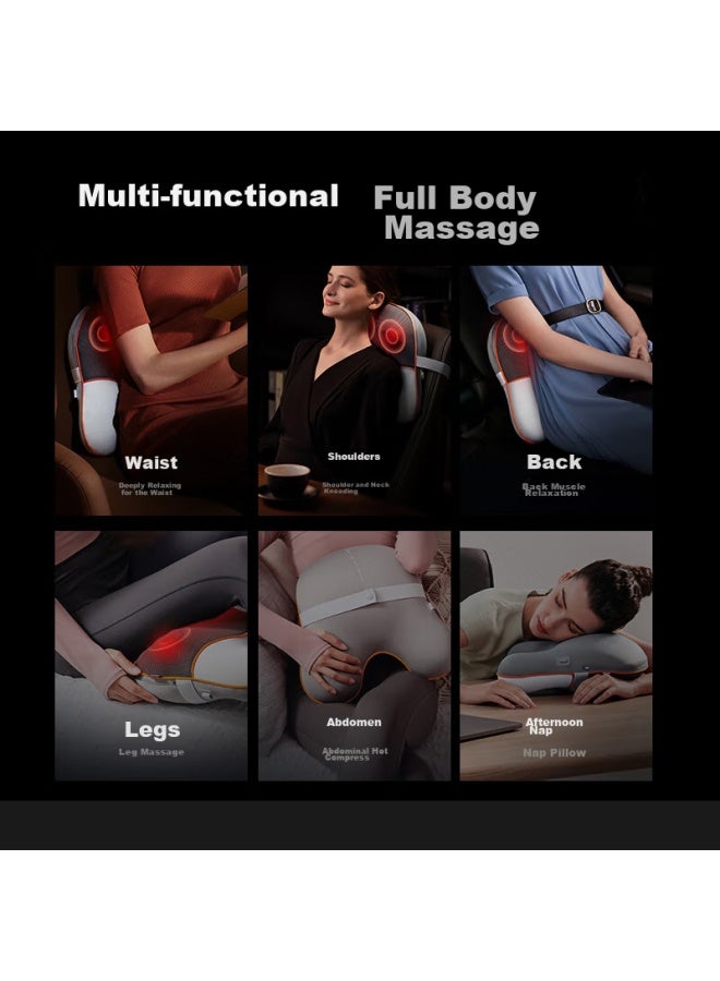 Skg Waist Massager T5, Seat Cushion Pillow, Full Body Massager, Waist Heating Pad, Spine And Neck Massager, Leg And Multi-location Kneading, Practical Birthday Gift For Parents, Boyfriends, And Girlfriends - Image 4