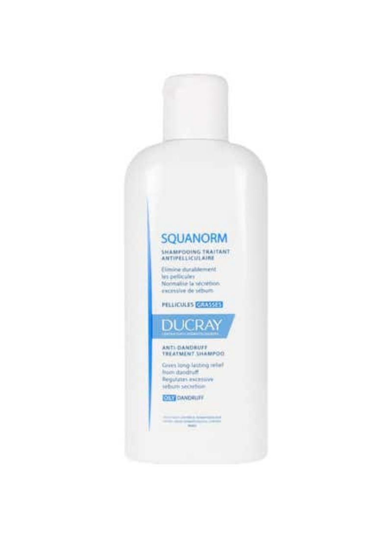 DUCRAY شامبو Ducray Squanorm المضاد للقشرة - لعلاج القشرة الجافة 200 مل