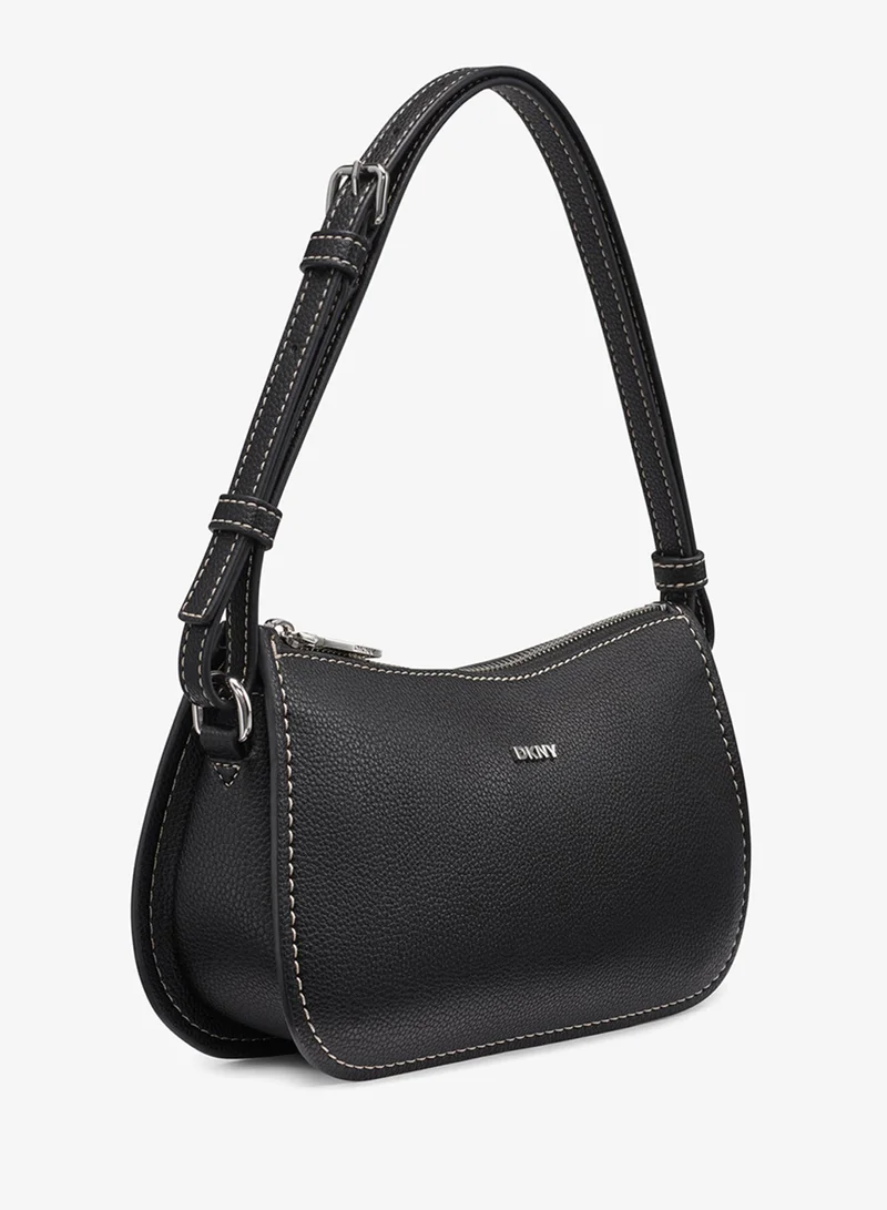 DKNY BLACK/SILVER Nessa Shoulder Bag for Women | Best Price UAE