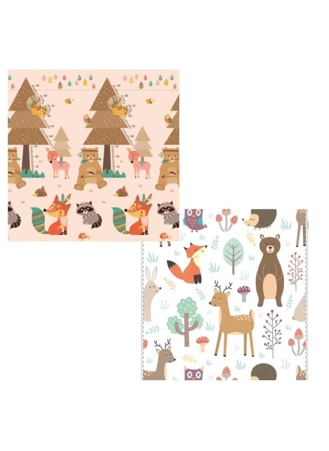 Aikenn Baby Play Mat, 200x150cm Extra Baby Mat For Floor, Soft Cushioning Foam Play Mats For Babies And Toddlers, Foldable Washable Baby Playpen Mat Crawling Mat, For Babies,Toddlers, Infants, Play & Tummy Time  - Image 2