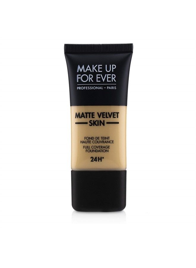 MAKE UP FOR EVER Matte Velvet Skin Full Coverage Foundation Y245 - SOFT SAND 1.01 oz/ 30 mL - Image 1