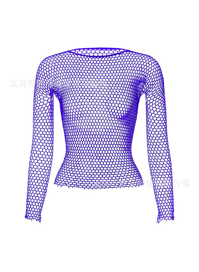 European And American Export Intimates Long-sleeved Hip Skirt Cut Out Mesh W283