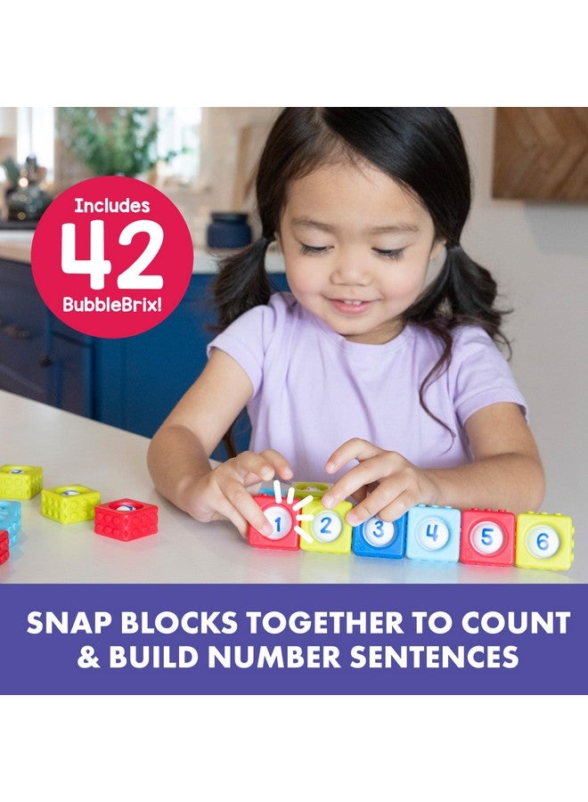 إديوكيشنال إنسايتس Number Bubblebrix - ألعاب تعليمية للأطفال الصغار، تعلم الأرقام، ألعاب تعليمية Fidget Popper، هدية للأطفال من سن 3 سنوات فما فوق - Image 2
