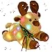 Glow Guards Christmas Reindeer Stuffed Animal Light up Music 15 Night Light LED Glowing Singing Elk Plush Toy Decoration Birthday for Toddler Kids Boys Girls Brown - Image 3