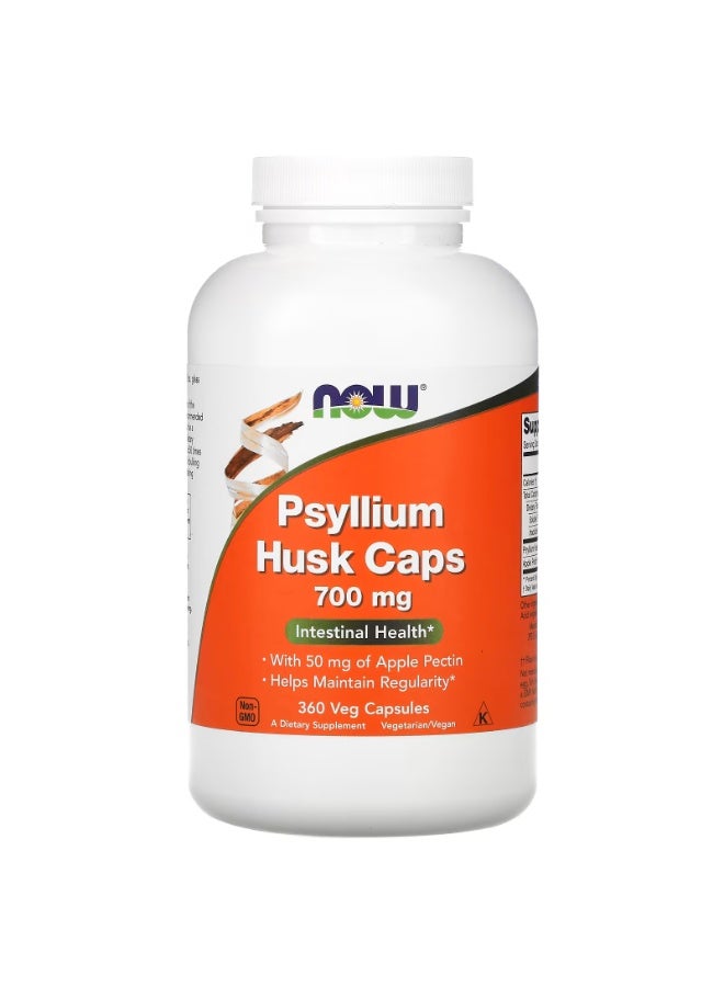 now Psyllium Husk Caps, 700 mg , 360 Veg Capsules - Image 1