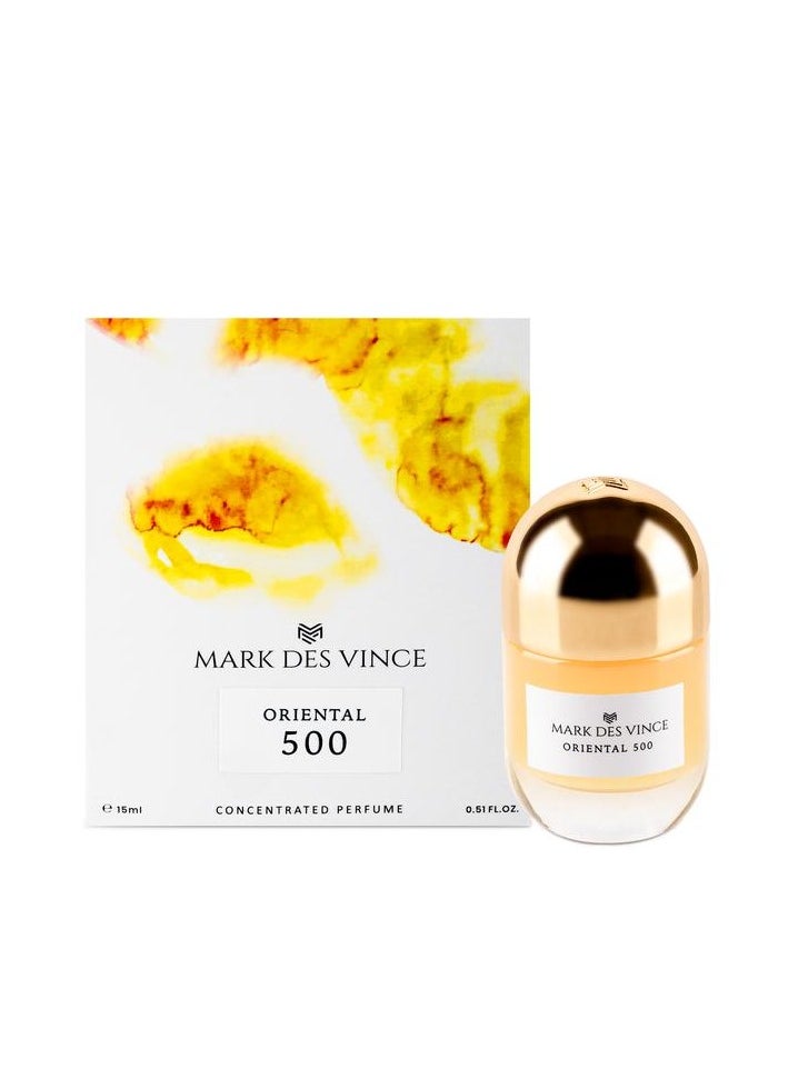 MARK DES VINCE - Mark Des Vince Concentrated Perfume Oriental 500 15ML - Image 1