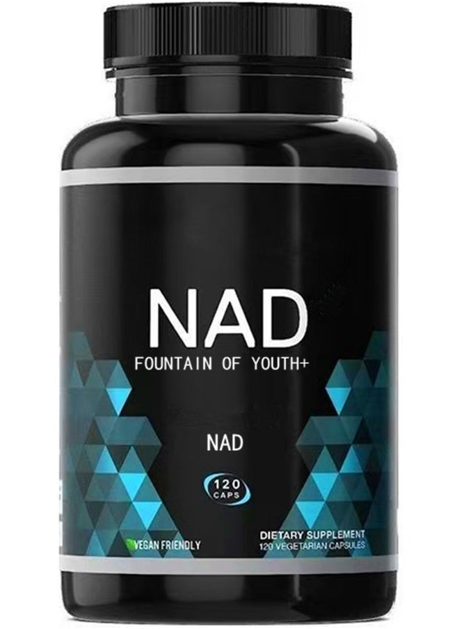 HPN Supplements NAD NAD Booster  Value Size 2 Month Supply  Clinically Proven  Independently Tested  Metabolic Repair  312 mg per Serving  120 Capsules