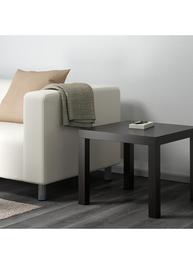 erorex Side Table, Black-Brown, 55X55 Cm - Image 2