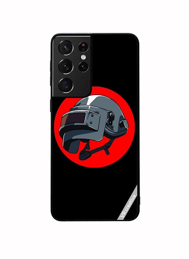 VR CREATIVE Protective Case Cover For Samsung Galaxy S21 Ultra 5G Pubg Design Multicolour - Image 1
