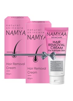 NAMYAA Namyaa Hair Removal Cream for Intimate Skin Pack of 2  - Image 1