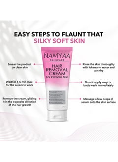 NAMYAA Namyaa Hair Removal Cream for Intimate Skin Pack of 2  - Image 5