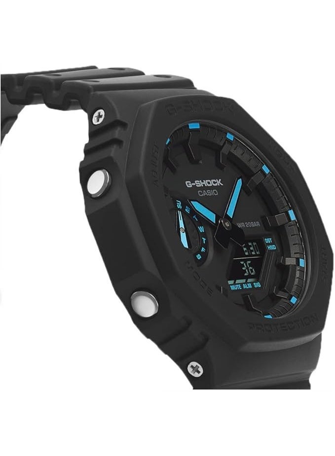 جي شوك ساعة كوارتز رياضية تناظرية رقمية للرجال GA-2100-1A2 - Image 2