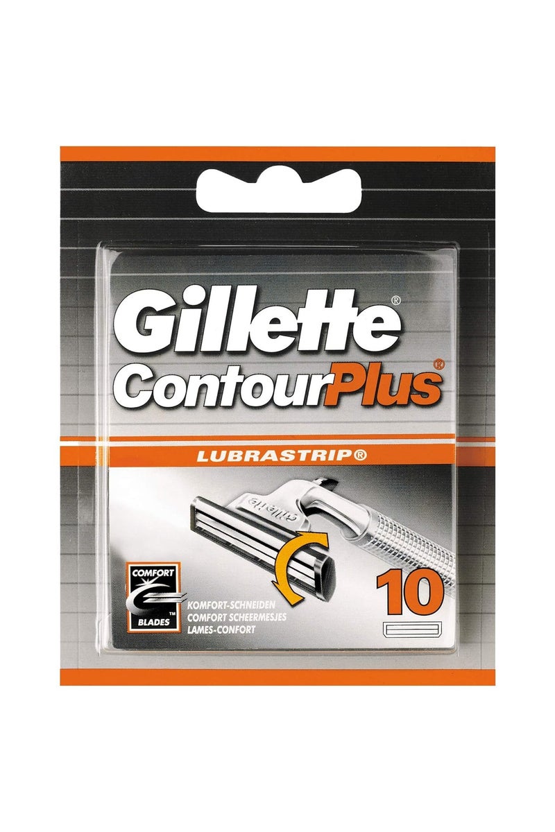 Gillette شفرات حلاقة جيليت كونتور بلس للرجال مع نظام الراحة عبوة من 10 - Image 2
