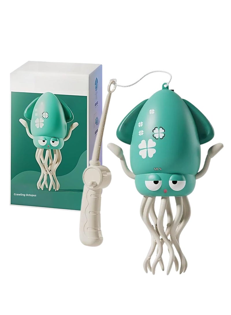 Electric Dancing Octopus Toy for Kids & Adults with LED Lights, Music & Obstacle Avoidance | USB Rechargeable Interactive Smart Octopus with Wiggling Legs & Rhythmic Dance Moves | Birthday Party Fun Toy  - Image 1