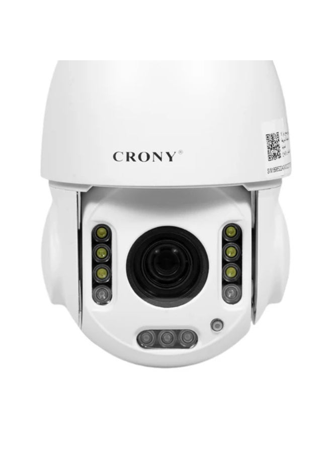 كروني آلات الكرة CRONY 4G (30X) كاميرا كشف الإنسان وكاميرا التتبع التلقائي بطاقة TF 128G 5MP رؤية ليلية بالأشعة تحت الحمراء IP66 مقاومة للماء مشاهد داخلية وخارجية - Image 2