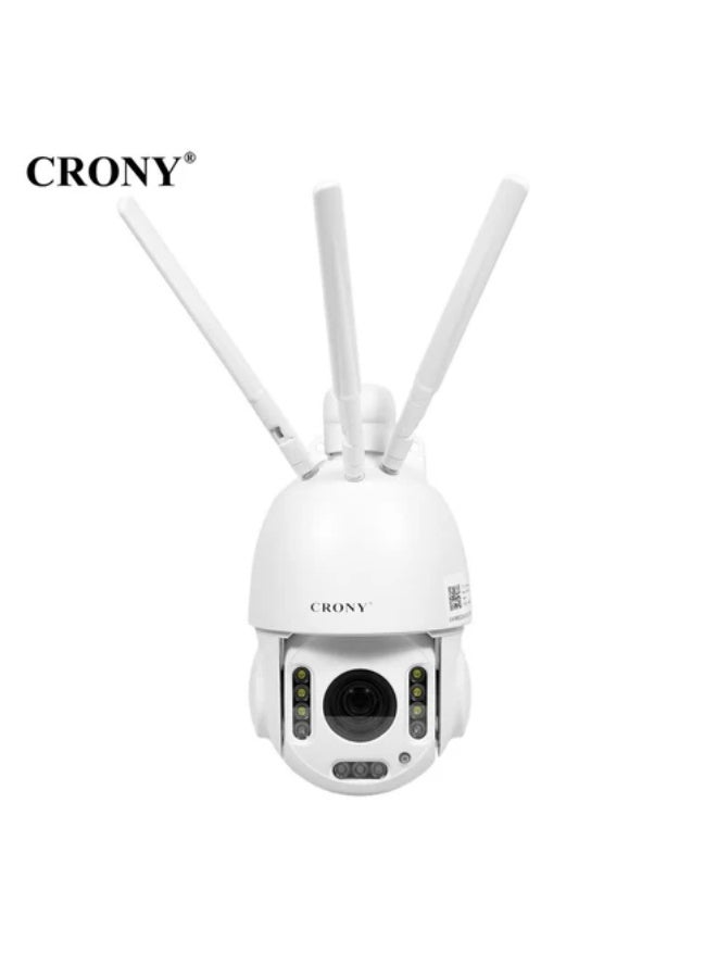 كروني آلات الكرة CRONY 4G (30X) كاميرا كشف الإنسان وكاميرا التتبع التلقائي بطاقة TF 128G 5MP رؤية ليلية بالأشعة تحت الحمراء IP66 مقاومة للماء مشاهد داخلية وخارجية - Image 3