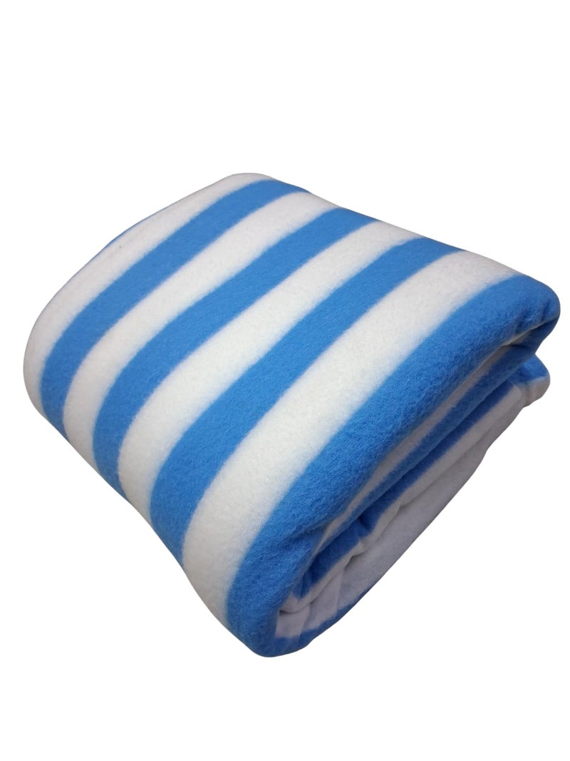 MAMRAJ Polar Fleece Blanket Single Bed – Stylish Striped Soft Fleece, 58x88 Inches, Skin Friendly (Set of 10, Stripes) - Image 5