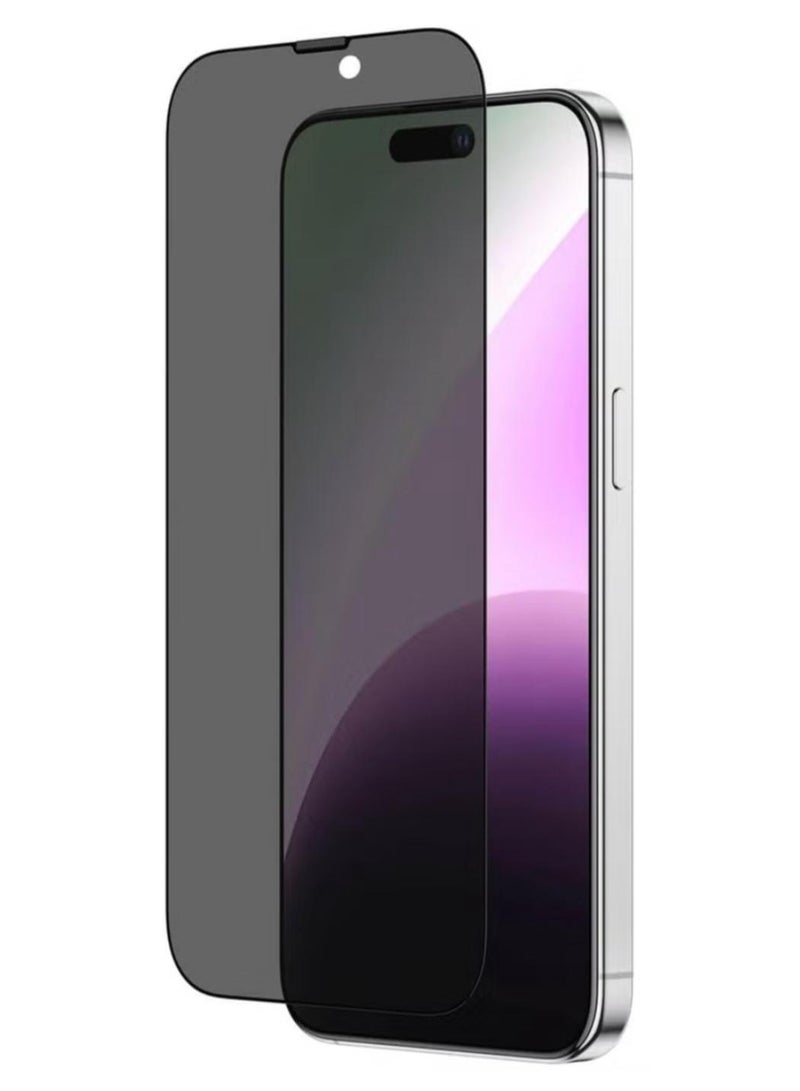 Original Tempered Dustproof Privacy Glass Screen Protector Compatible For iPhone 15 - Image 1