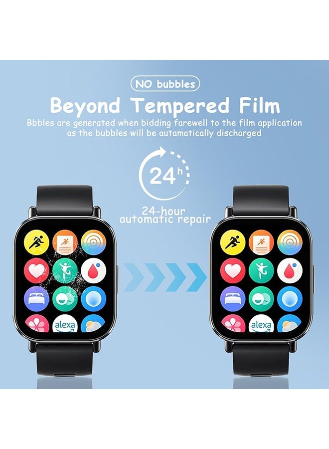 3 جهاز كمبيوتر شخصي حامي الشاشة لـ Xiaomi Redmi Watch 5 فيلم TPU نشط مرن ، شاشة خالية من الفقاعة ، مكافحة الخدش HD واضحة (واضحة) - Image 5