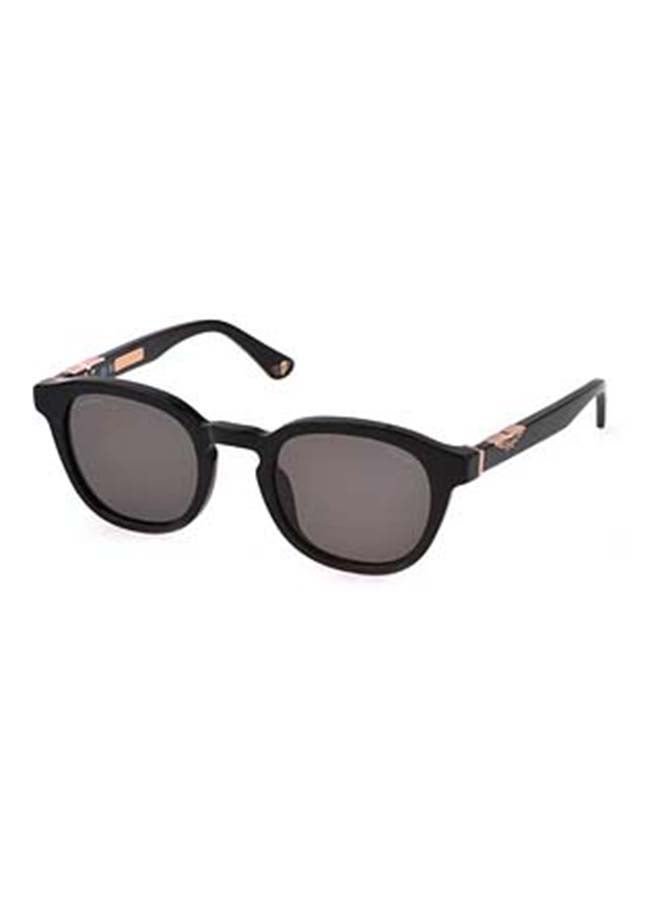 POLICE SPLL82 700P 50 Unisex Oval Sunglass - Black - Image 1