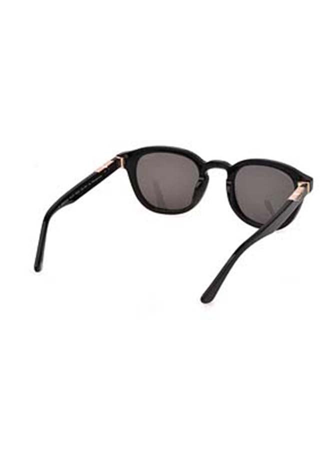 POLICE SPLL82 700P 50 Unisex Oval Sunglass - Black - Image 2