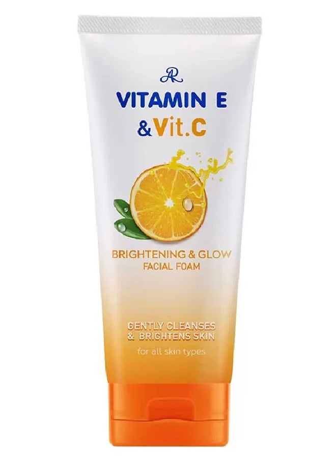 Vitamin E & Vitamin C Brightening & Glow Facial Foam 190 gm