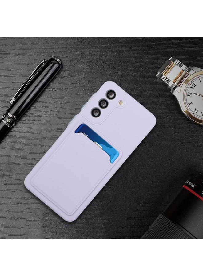 اس-توب جراب لهاتف Samsung Galaxy S21 FE 5G بتصميم فتحة بطاقة، جراب هاتف TPU مقاوم للصدمات - Image 5