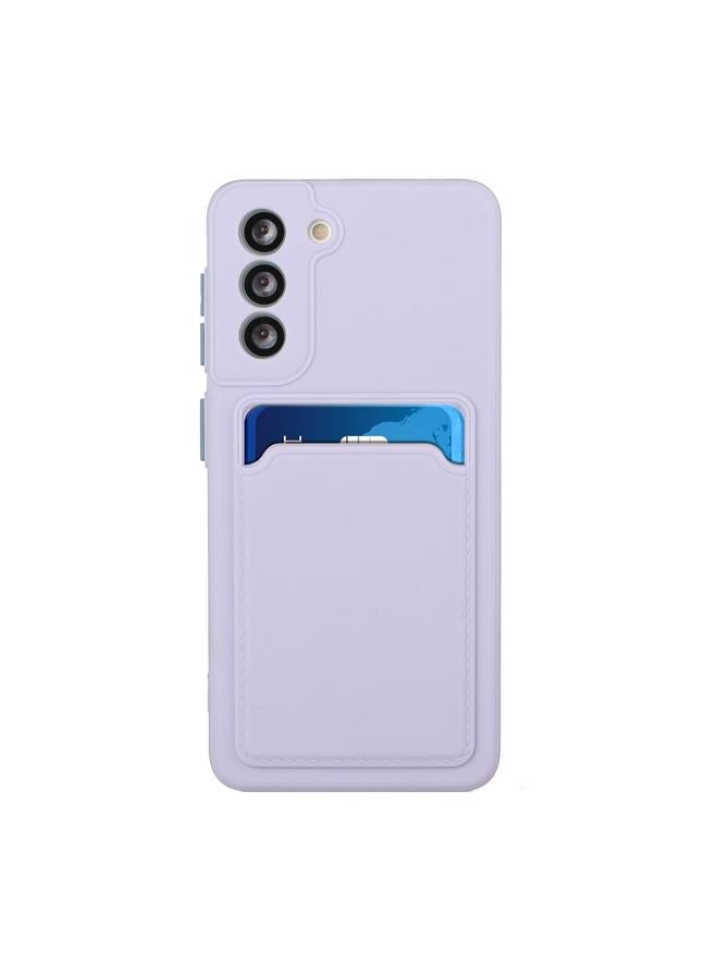 اس-توب جراب لهاتف Samsung Galaxy S21 FE 5G بتصميم فتحة بطاقة، جراب هاتف TPU مقاوم للصدمات - Image 2