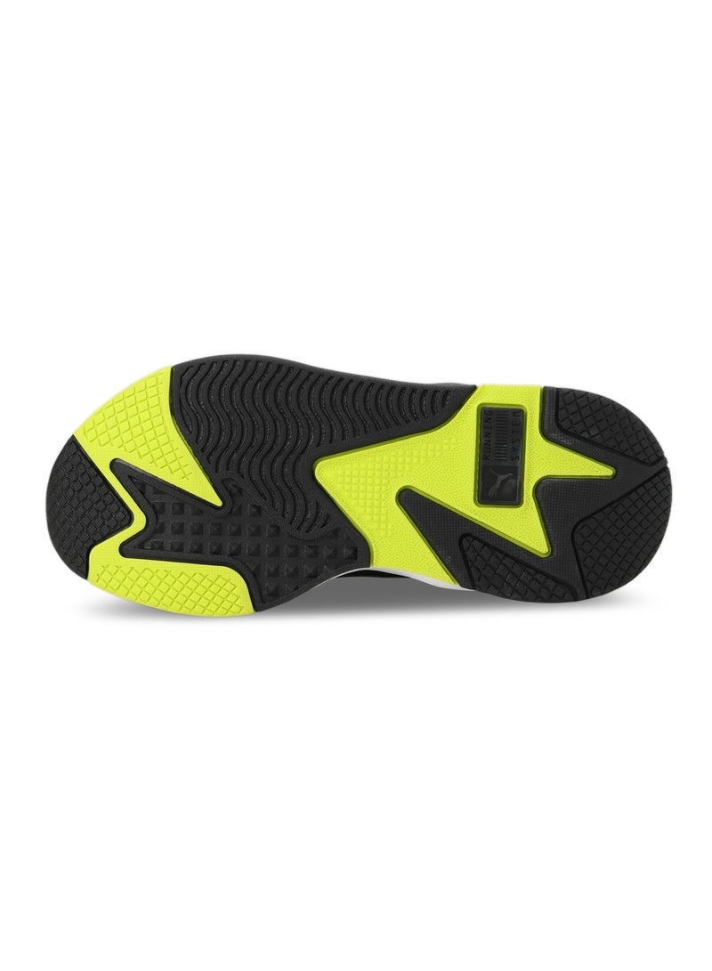 PUMA RS-X EOS Youth Unisex Grey Lime Sneakers - Image 4