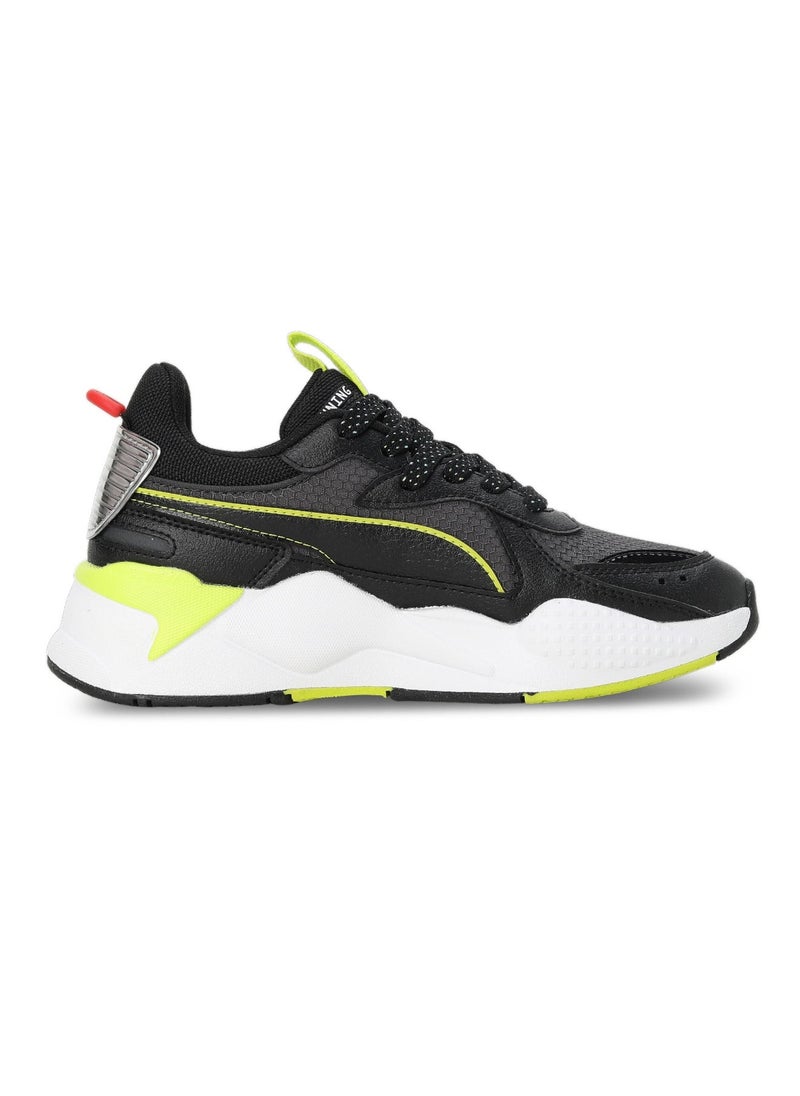 PUMA RS-X EOS Youth Unisex Grey Lime Sneakers - Image 1