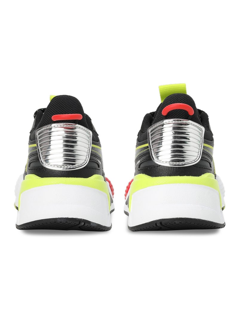 PUMA RS-X EOS Youth Unisex Grey Lime Sneakers - Image 3