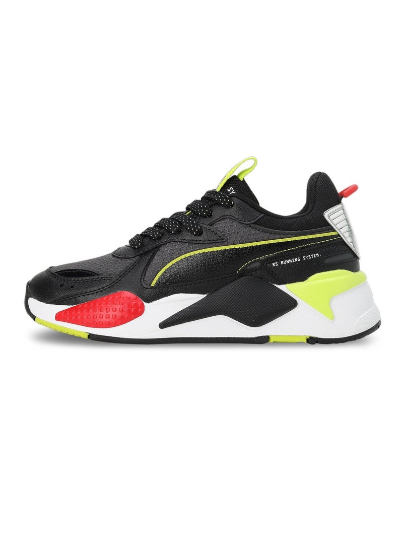PUMA RS-X EOS Youth Unisex Grey Lime Sneakers - Image 5