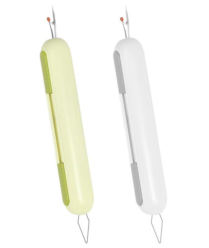 2PCS NEEDLE THREADER TOOL TAILORING ACCESSORIES NEEDLE THREADER 2 IN 1 NEEDLE THREADER TOOL SEAM RIPPERNEEDLE THREADER DIY NEEDLE THREADER SEWING TOOL