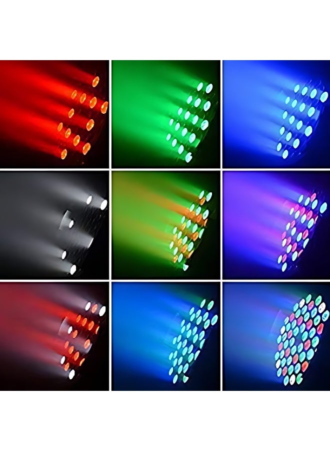 ETRONIK أضواء IMPRESSION LIGHTS Lp-001 54 مصباح LED RGBW إضاءة مسرح Par مع تحكم DMX لإضاءة حفلات الزفاف الداخلية والخارجية - عبوة من قطعة واحدة - Image 3