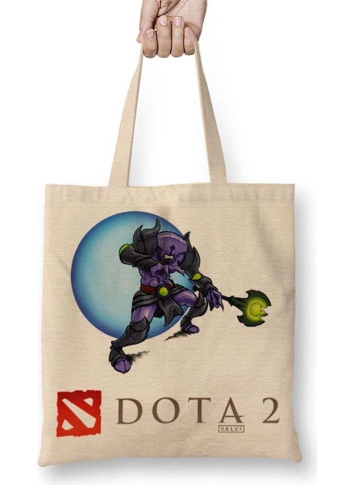 Baskı Dükkanı - Print Shop Dota 2 Faceless Void Tote Bag Long Handle - Image 1