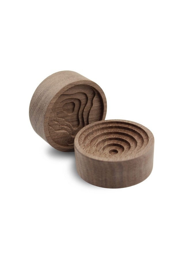 CHLYG Essential Oil Diffuser 2 Pieces Pack Wooden Aromatherapy Round Home Office Car Diffuser… - Image 1
