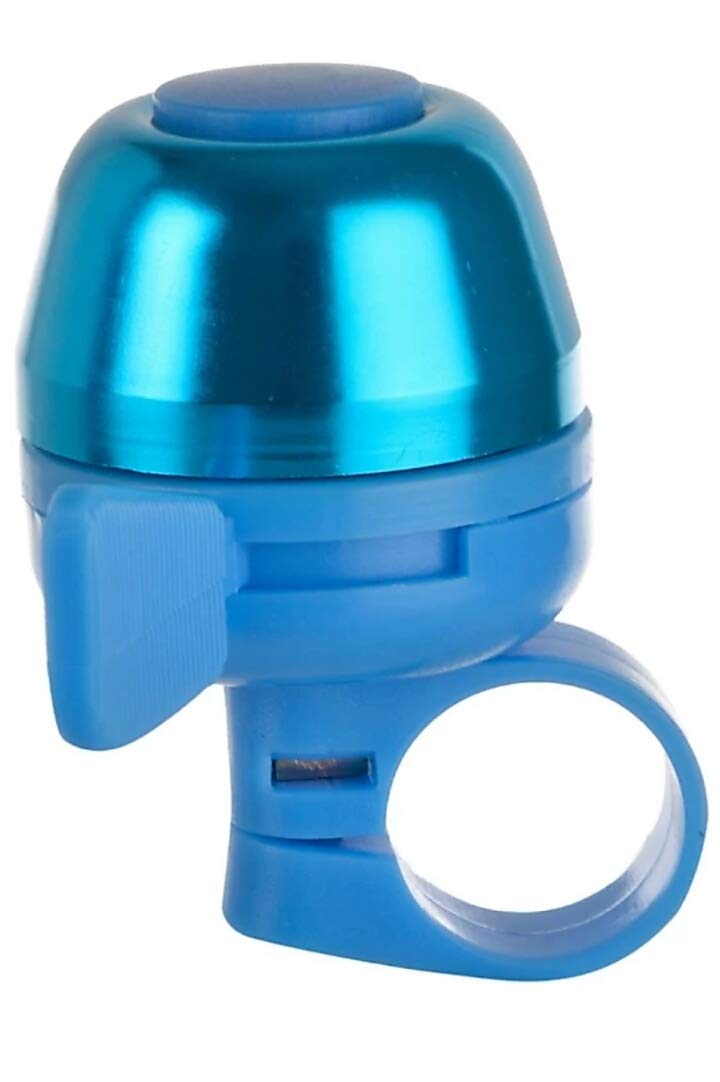 Fastped Mini Bell Adjustable Bicycle Accessories, Black (Blue) Bicycle Bell | Ultra-Loud Cycle Horn for Safety | Lightweight Anti-Rust Cycle Bell with Easy Flip Mechanism | Durable Quality Bell - Image 2