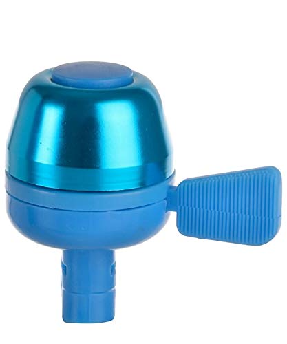 Fastped Mini Bell Adjustable Bicycle Accessories, Black (Blue) Bicycle Bell | Ultra-Loud Cycle Horn for Safety | Lightweight Anti-Rust Cycle Bell with Easy Flip Mechanism | Durable Quality Bell - Image 1