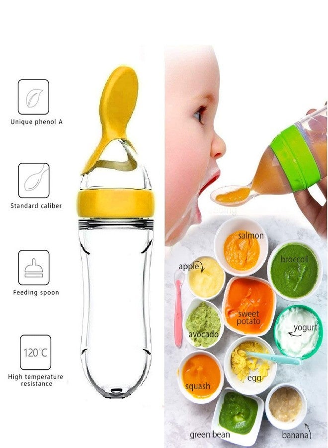 Lookool Combo of Babies Pack of 3 Veggie Feed Nibbler - Fruit Nibbler/Silicone Teether Soft Pacifier/Feeder for 0 to 12 Months for Unisex Kids Food Dispensing Spoon - Infant Multicolor - Image 2