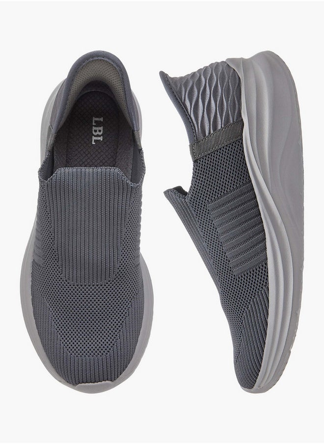 LBL by Shoexpress Men's Textured Slip-On Sports Shoes  - Image 1