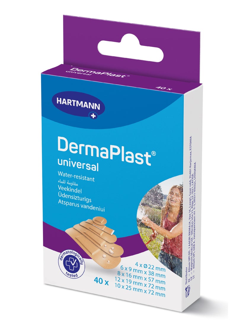 DermaPlast UNIVERSAL 40 plasters/pack - Image 1